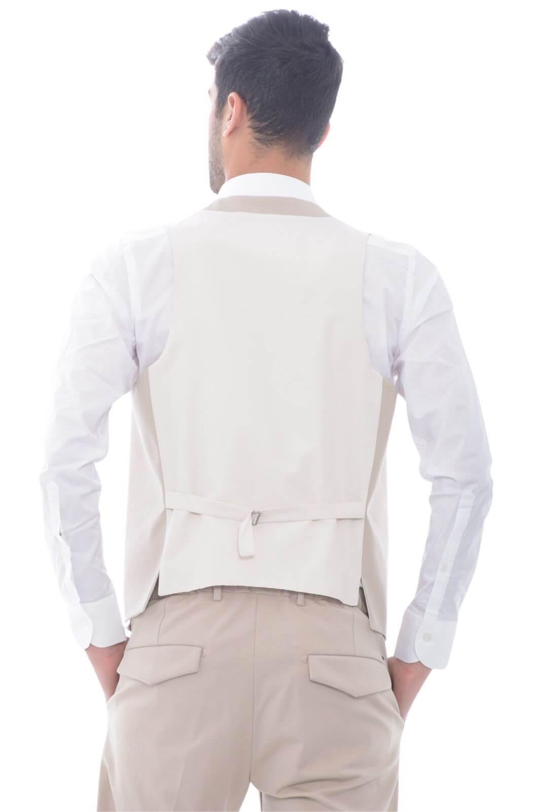 Outfit gilet uomo tinta unita