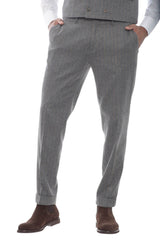 Regular fit men's trousers outfit