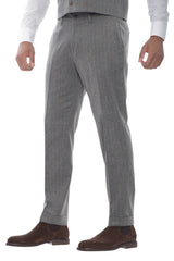 Regular fit men's trousers outfit