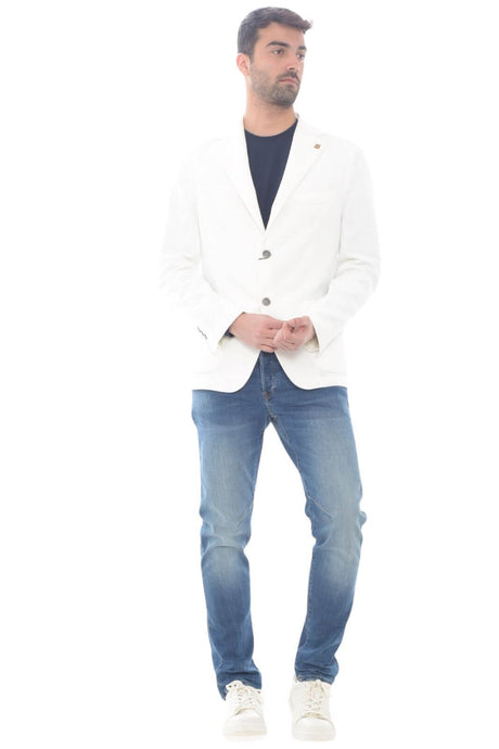 Conjunto de chaqueta de hombre microprocesada