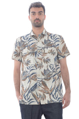 Conjunto de camisa de lino para hombre.