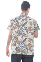 Conjunto de camisa de lino para hombre.