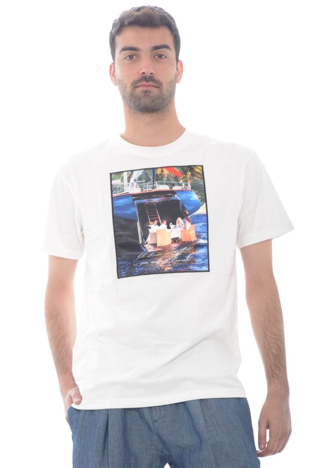 Men's T-Shirt Outfit with Patch
