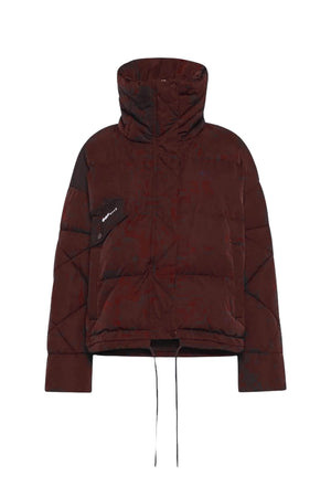 Piumino donna Oof Wear collo alto e coulisse fronte