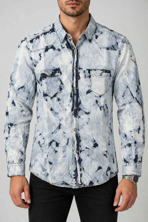 Officina 36 Overshirt Uomo Robin in denim