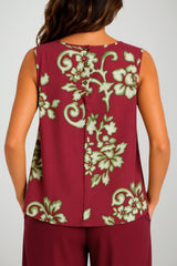 Ottod’Ame Canotta Donna con Fantasie Floreali