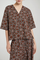 Ottod’Ame T-shirt Donna con Fantasie Floreali