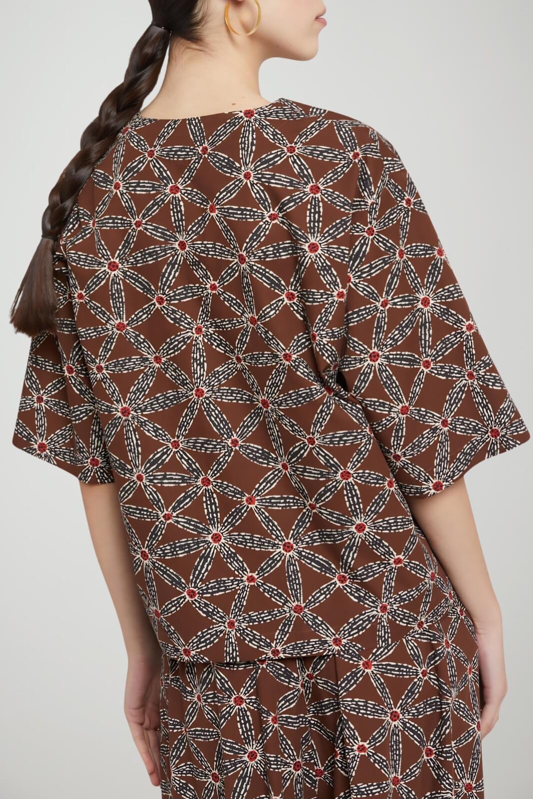 Ottod’Ame T-shirt Donna con Fantasie Floreali
