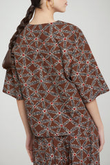Ottod’Ame T-shirt Donna con Fantasie Floreali