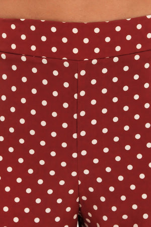 Kontatto Pantaloni Donna Chino a pois