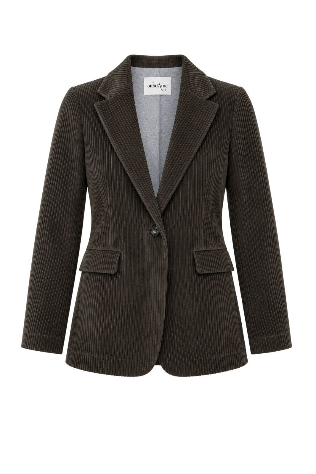 Ottod’Ame Blazer Donna monopetto in velluto  a coste