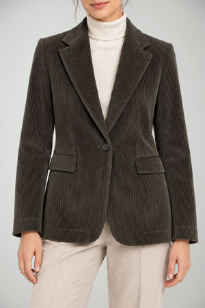 Ottod’Ame Blazer Donna monopetto in velluto  a coste