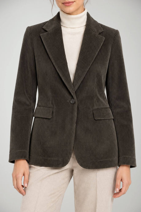 Ottod’Ame Blazer Donna monopetto in velluto  a coste