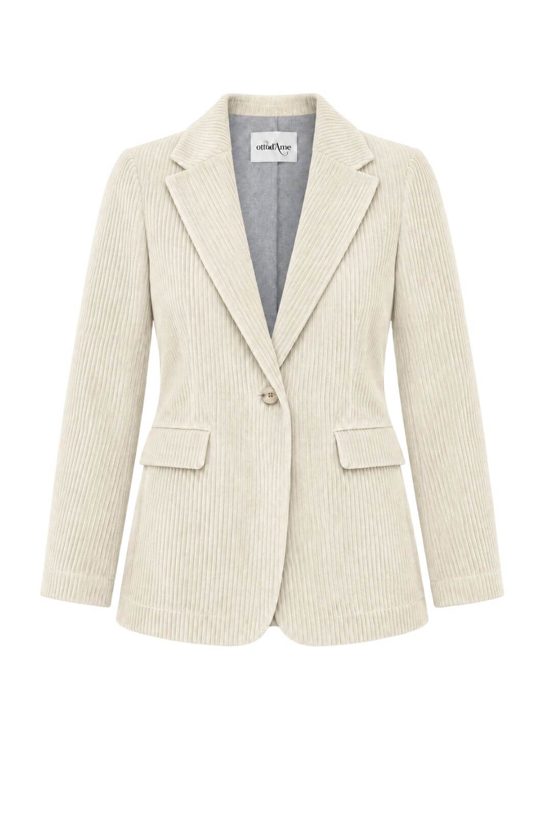 Ottod’Ame Blazer Donna monopetto in velluto  a coste