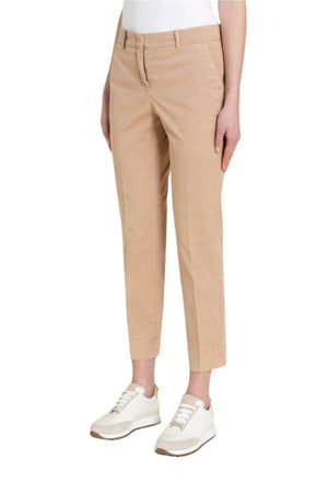 Peserico Pantalone Donna con passante in cuoio