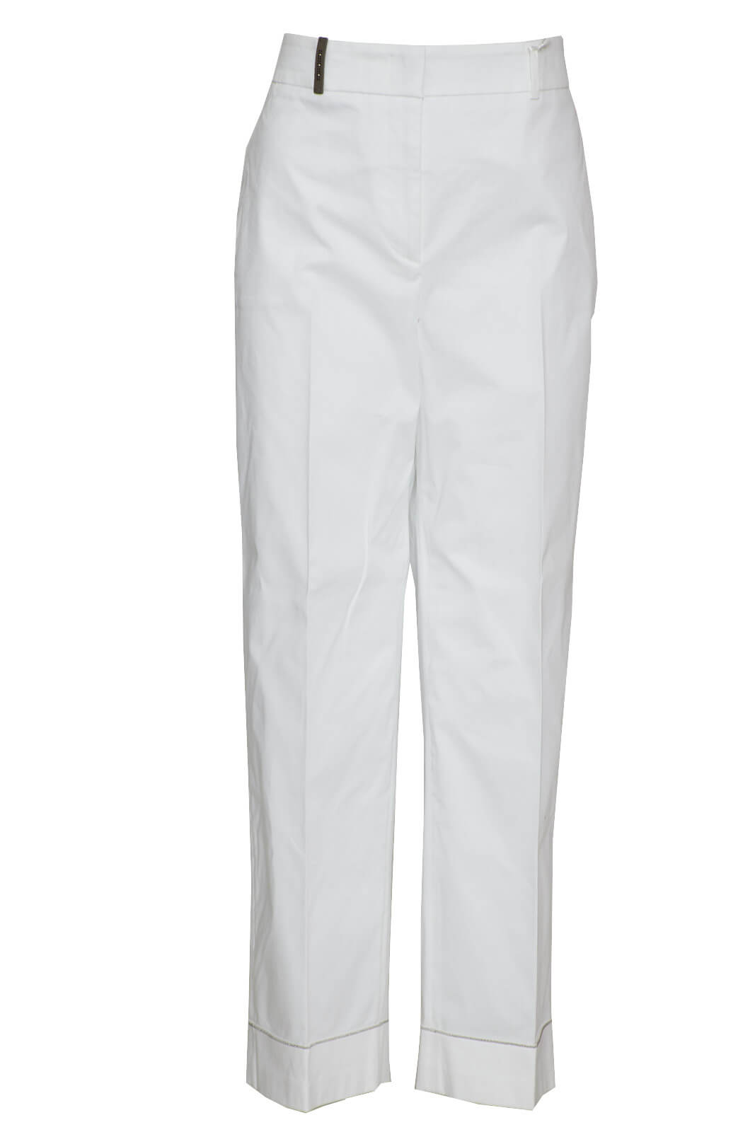 Pantalones de mujer Peserico con microperlas en la parte inferior