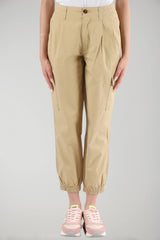 Pantalones cargo con cinturón elástico para mujer Sun68