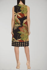Clips Women's Sleeveless Patterned Dress