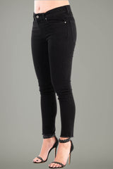 Dixie monochrome slim fit women's trousers