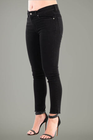 Dixie monochrome slim fit women's trousers