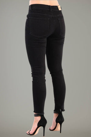 Dixie monochrome slim fit women's trousers
