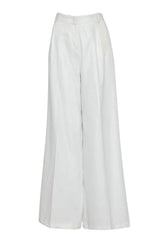 Pantalones Palazzo Imperial para Mujer con Pliegues