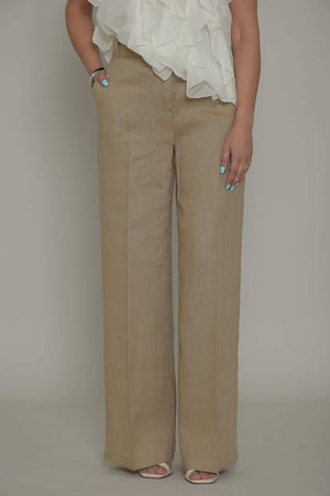 Imperial pantaloni donna in lino