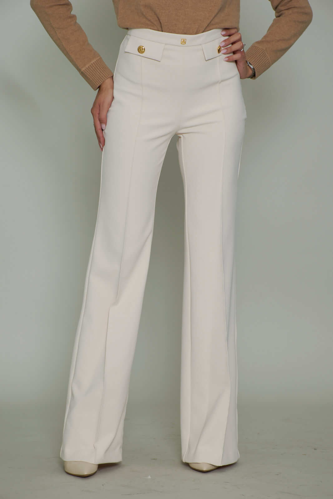 Elisabetta Franchi pantaloni donna bootcut