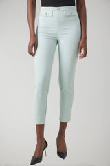 Elisabetta Franchi Women's Crepe Trousers with Faux Flaps