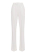 Elisabetta Franchi women's crepe trousers with satin details