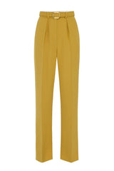 Elisabetta Franchi women's lightweight crepe trousers with belt