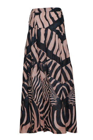 Connor &amp; Blake Zebra Print Skirt