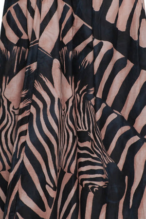 Connor &amp; Blake Zebra Print Skirt