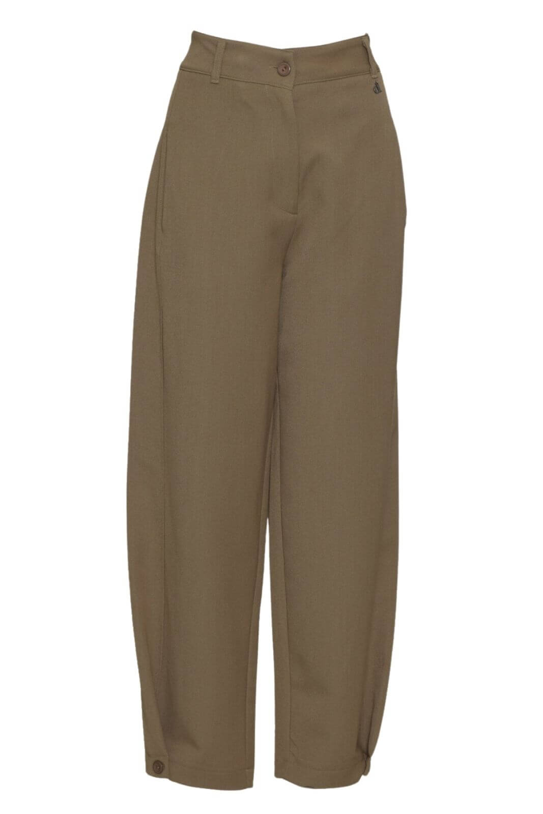 Dixie Pantalone Donna slouchy con bottone sul fondo