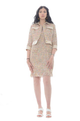 X'S Milano Women's tweed dress