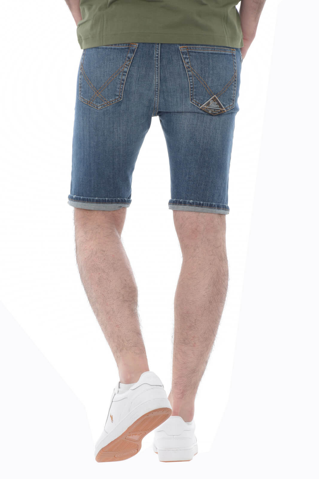 Bermudas de hombre Roy Roger's 529 MAN Denim Elast SEA