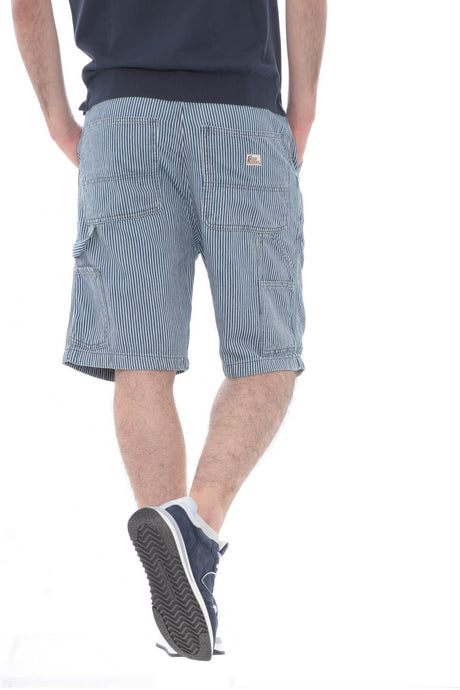 Roy Roger's bermuda uomo WORK MAN Indigo Stripe Dark