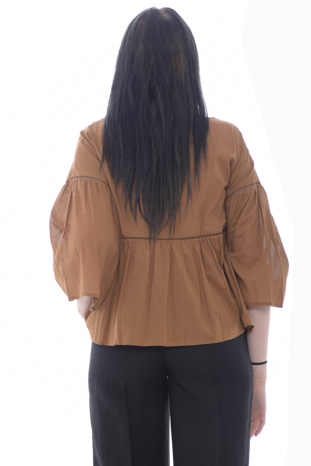 Blusa de mujer Liu Jo con pedrería en la cintura