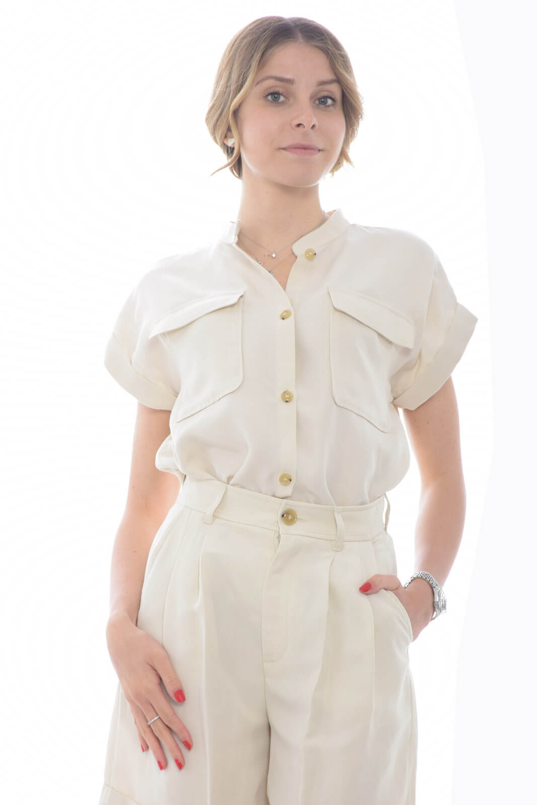 Camisa mujer Woolrich CAMISA LINO VISCOSA