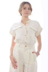 Camisa mujer Woolrich CAMISA LINO VISCOSA