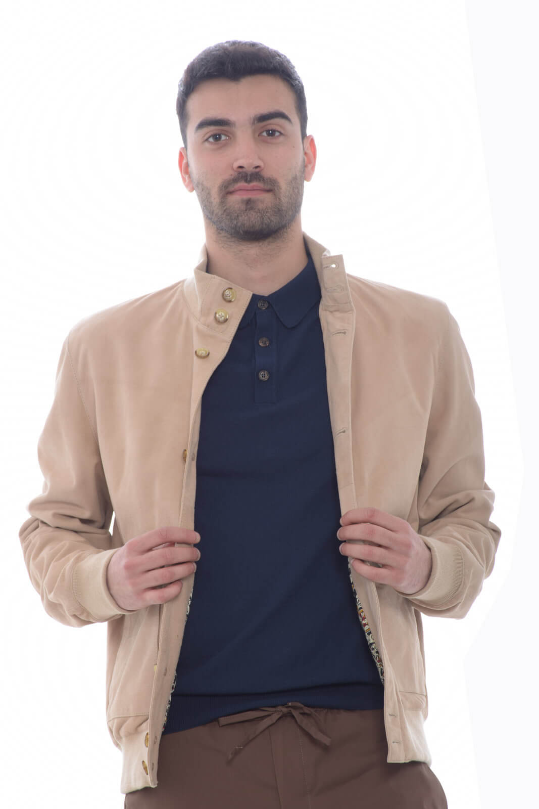 Roy Roger's men's jacket SUMMER POLO MAN SUEDE