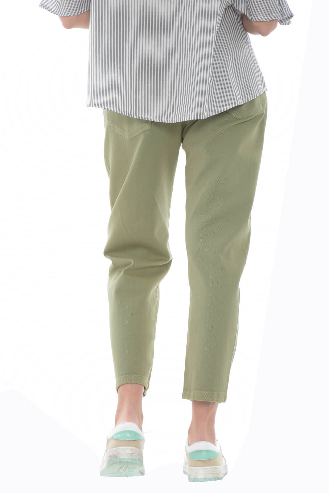 Katia Giannini Jeans Donna con gamba sfrangiata