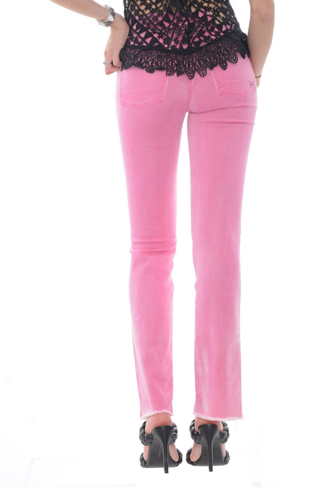 Jeans clearance rosa donna