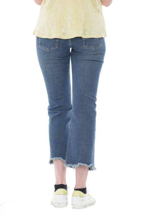 Souvenir Jeans Donna con fondo in taglio vivo