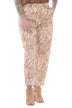 B.Yu Women's trousers in animal print