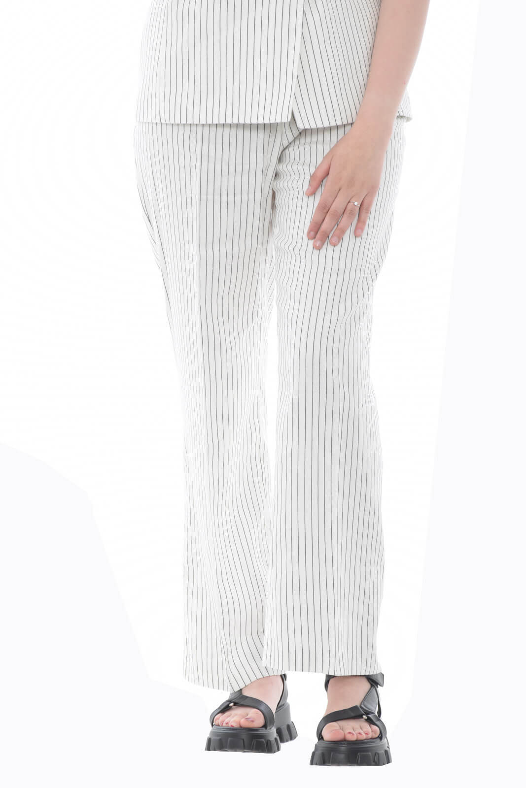 Le Sarte del Sole Women's trousers in striped pattern