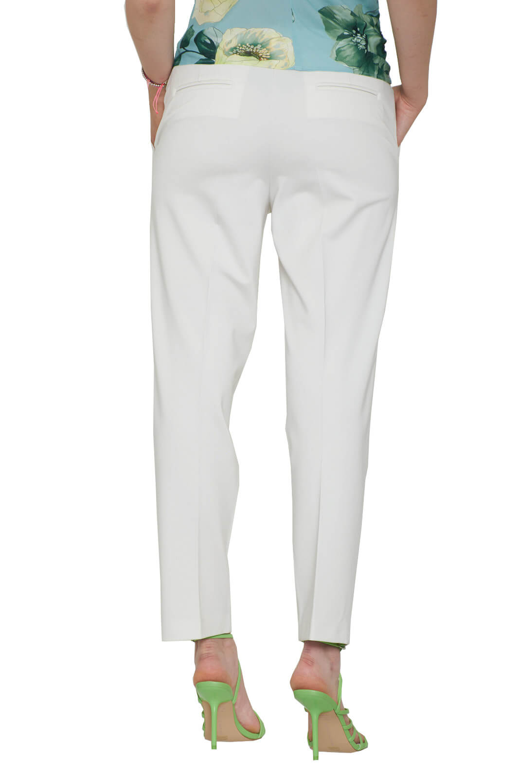 Pinko BELLO 117 women's trousers in fabric stitch
