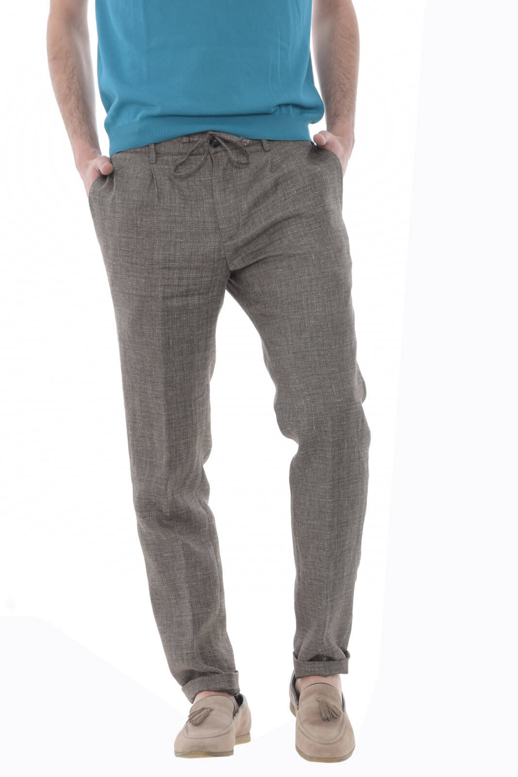 Michael Coal Men's Linen Blend Trousers