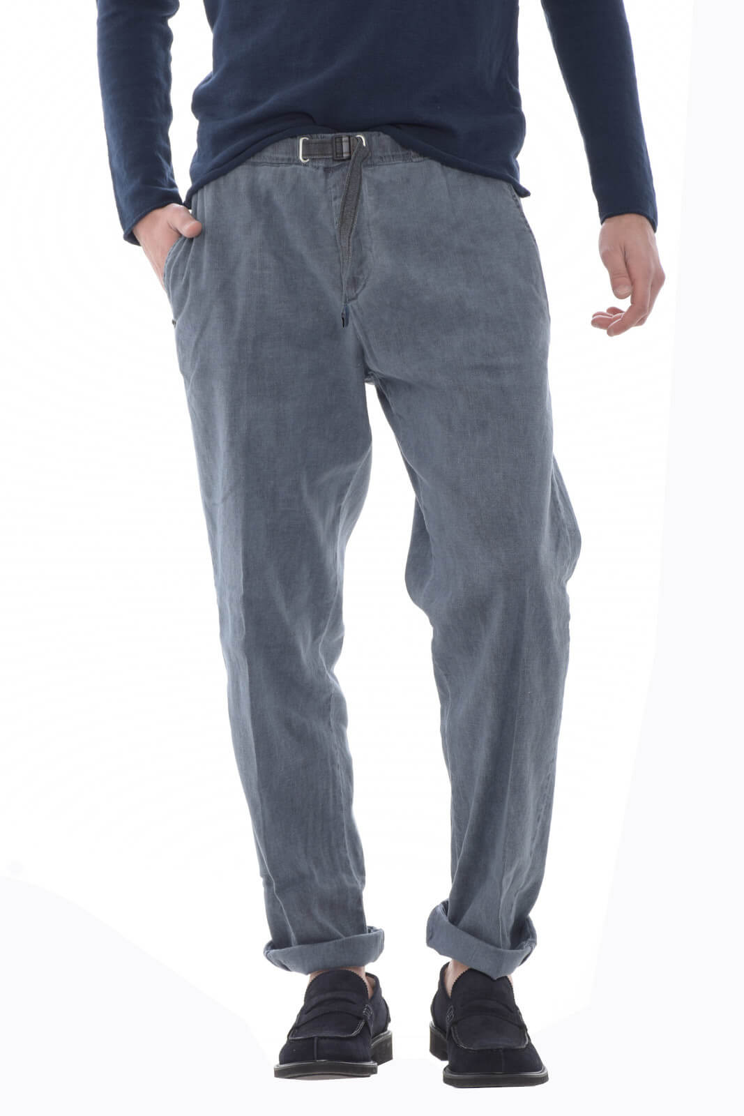 White Sand men's trousers with antiqued effect