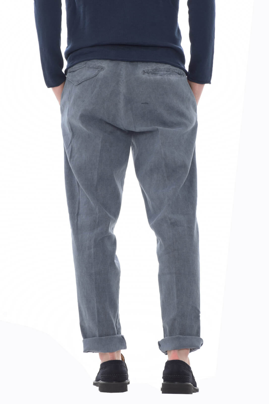 White Sand men's trousers with antiqued effect